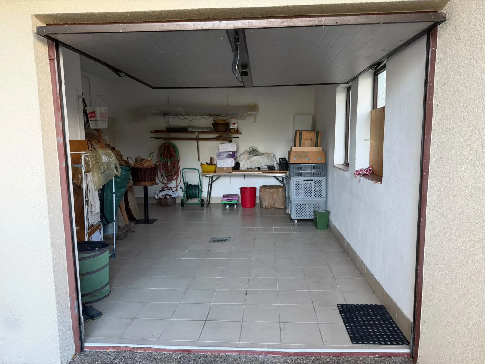 Die Garage von innen, 24,48 m²